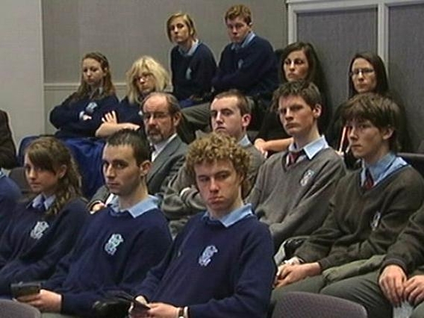 TY students - Participating in road safety programme