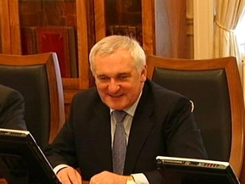 Bertie Ahern - Last Cabinet meeting
