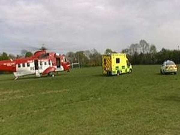 Waterford - Two men rescued by helicopter