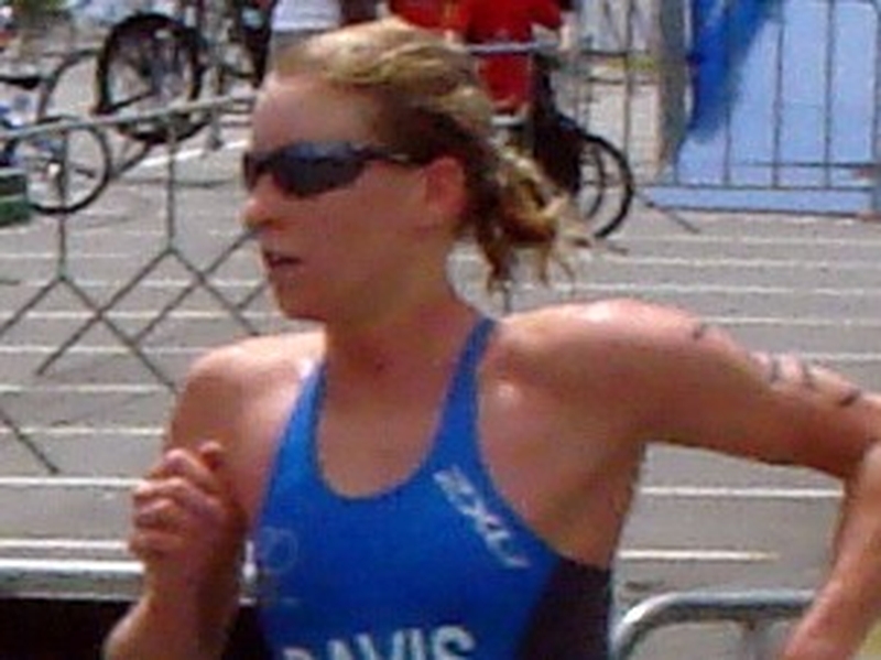 Emma Davis finished second in TriAthlone