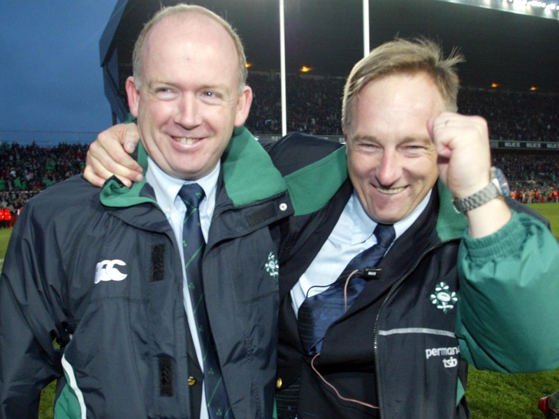 Declan Kidney was Eddie O'Sullivan's assistant during the 2003 World Cup