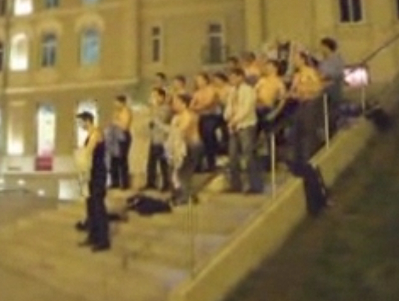 Caught on Tape - The Austrian rugby team performed this strip tease after losing 48-0 to Lithuania - (Photo: Justafa)