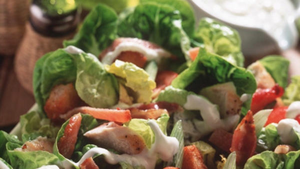 Spring Chicken Salad in a Loaf