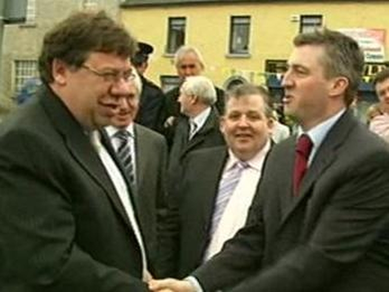 Brian Cowen - Returns to constituency