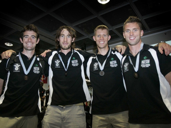 Paul Griffin, Richard Archibald, Gearoid Towey, and Eugene Coakley finished sixth in Lucerne