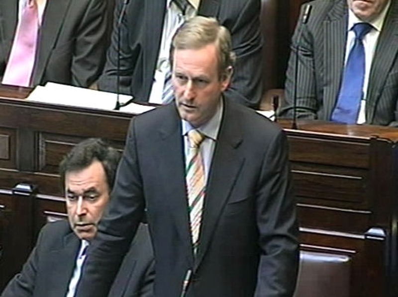 Enda Kenny - Appealed to Govt TDs to support retention of services
