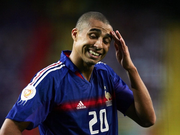 Raymond Domenech is not top of David Trezeguet's (above) Christmas card list
