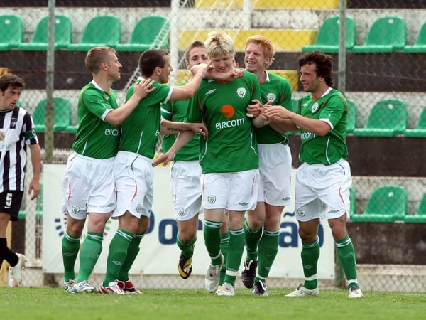 Andy Keogh grabbed the third goal for the Republic of Ireland