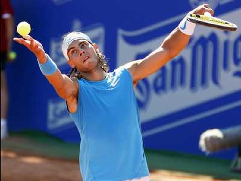 Rafael Nadal wasted little time in overcoming Thomaz Bellucci