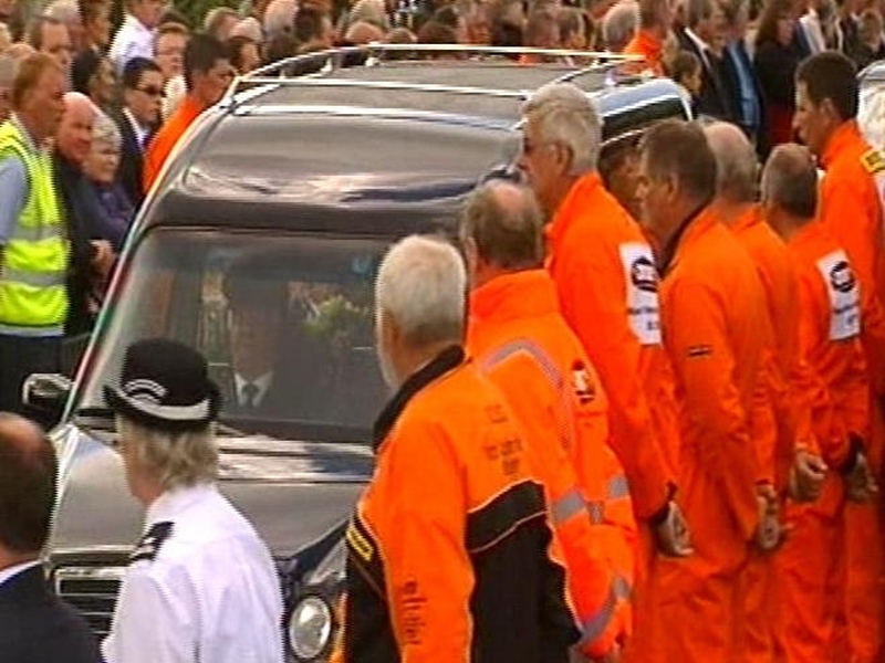 Funeral - Mourners pay respects to the late Robert Dunlop