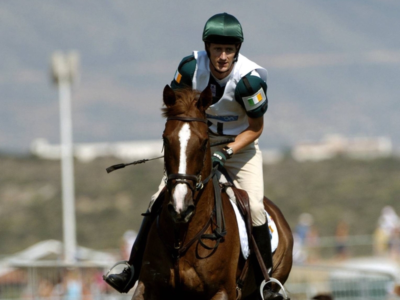Niall Griffin, who carried the Irish flag in Athens, will saddle Lorgaine in Beijing