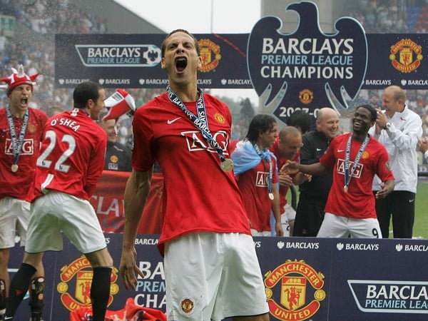 Manchester United have won the title for the third year in a row
