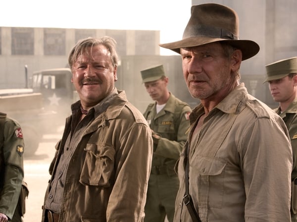 Ray Winstone and Harrison Ford - - 'We're gonna need a wheelbarrow...'