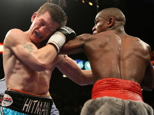 Ricky Hatton returns to the venue where he was thoroughly outclassed by Floyd Mayweather