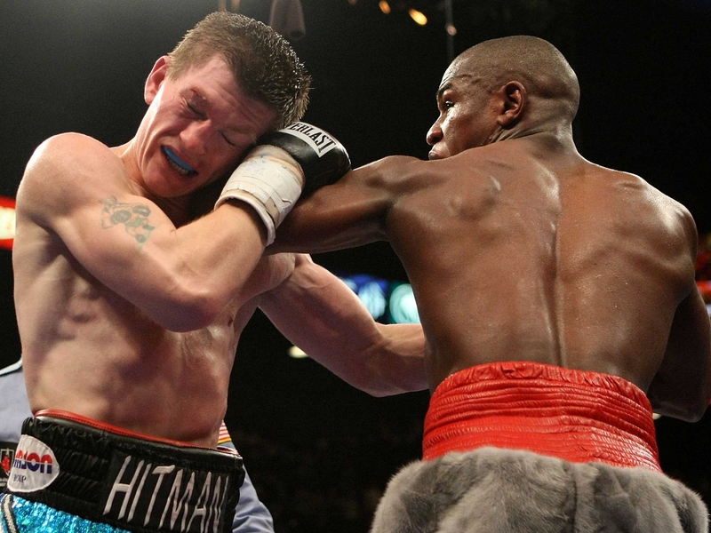 Ricky Hatton returns to the venue where he was thoroughly outclassed by Floyd Mayweather