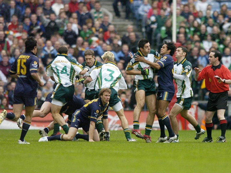 The 2006 International Rules series was marred by ugly scenes at Croke Park