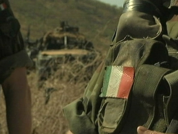 Chad - Irish troops came under fire yesterday