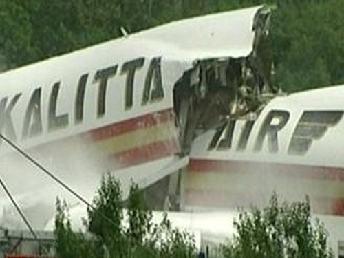 Brussels - Plane slid off runway