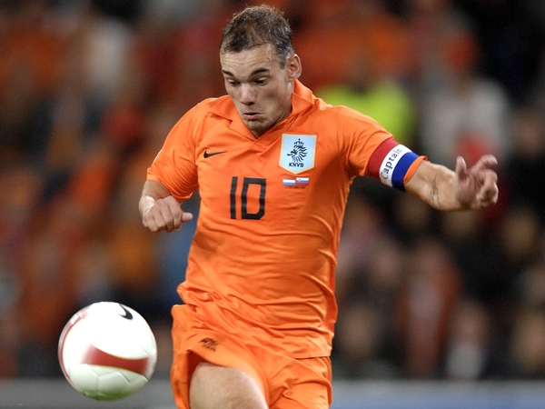 Wesley Sneijder's free-kick sealed the win for the Netherlands