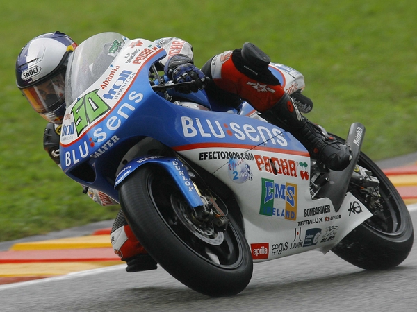 Eugene Laverty had problems with his front tyre in the latter half of the race
