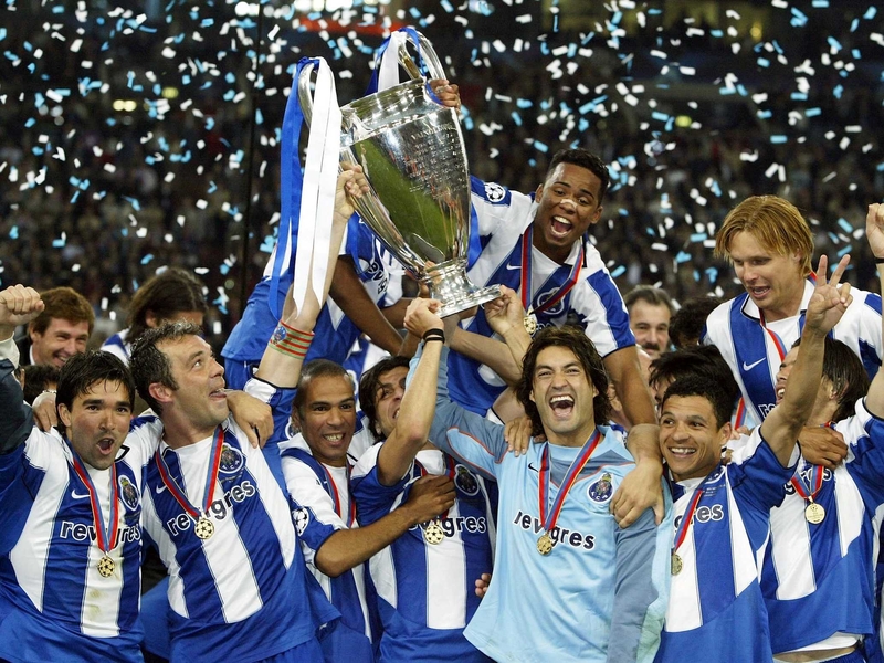 Porto lifted their second European Cup in 2004 after defeating Monaco 3-0 in Gelsenkirchen
