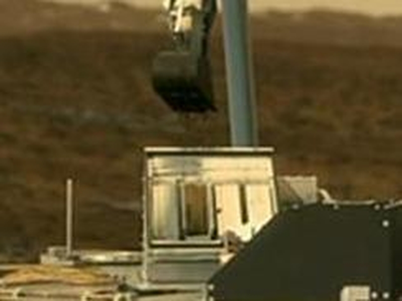 Mars lander - Digging planet's surface
