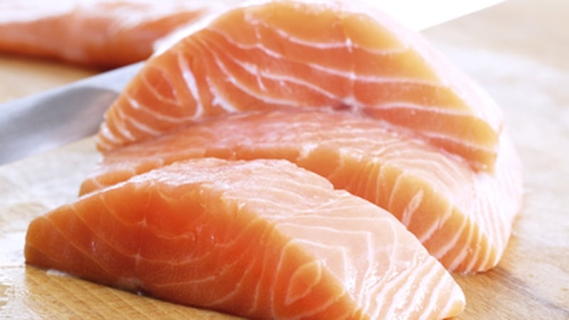 Richard Corrigan's Barbequed Organic Salmon