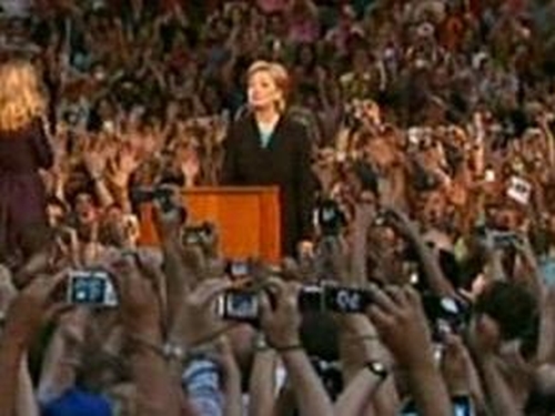 Hillary Clinton - Endorses Obama for President