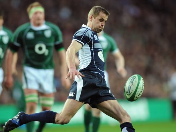 Scotland's Chris Paterson kicked all of his side's points