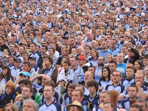 Will the Hill be basked in blue when the Dublin hurlers run out to play Antrim in the first of the double header?