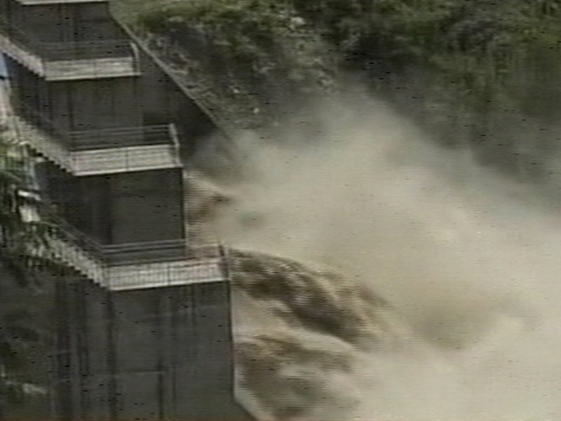 Tangjiashan - Lake created by landslides