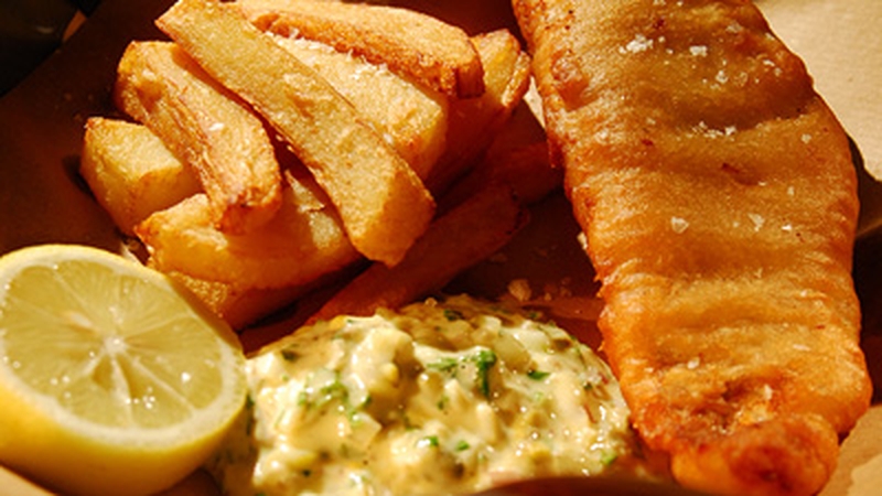 Richard Corrigan's Fish and Chips with Homemade Tartar Sauce