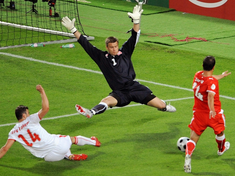 Artur Boruc was arguably Poland's best player in Vienna on Thursday