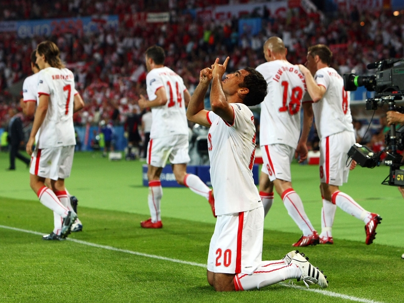 Many will feel justice was done in Vienna as Roger Guerreiro's opener lokked distinctly offside - but not Leo Beenhakker