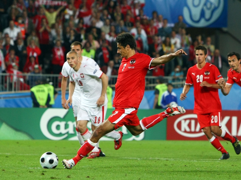 Ivica Vastic's equaliser saw him become the oldest player to score in a European Championships