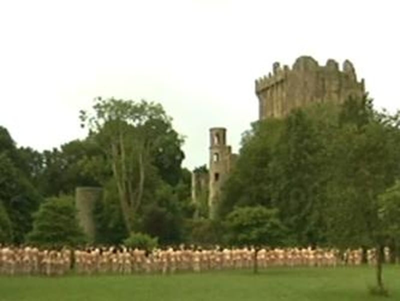 Blarney Castle - Nude art installation