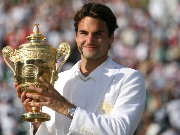 Roger Federer is hoping to raise the Wimbledon trophy for the sixth time in a row this year