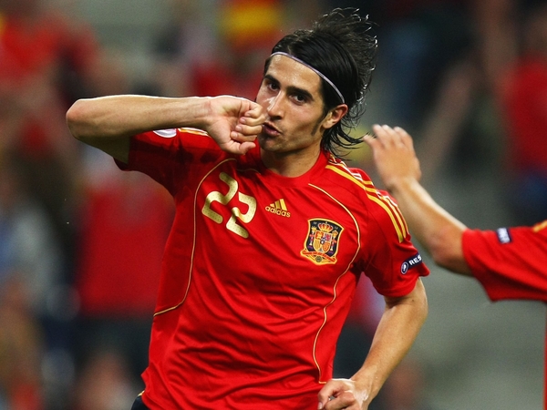 Ruben De la Red scored Spain's second goal