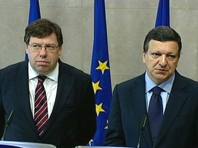 Cowen &amp; Barroso - Agree Ireland has not rejected Europe
