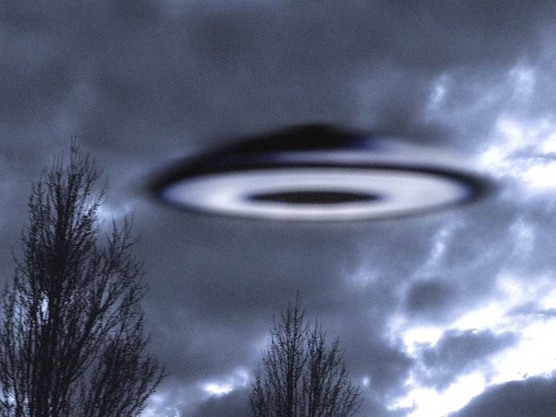 UFO - A British soldier captured footage of a flying object in south Wales