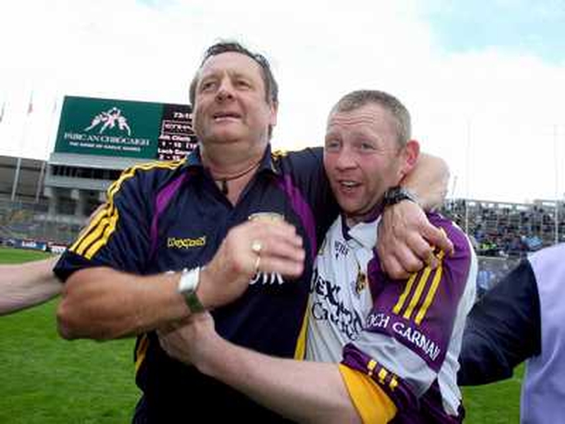 John Meyler (l) with Damien Fitzhenry (r)