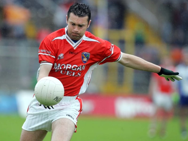 Oisin McConville has been named on the Armagh bench for Saturday's clash