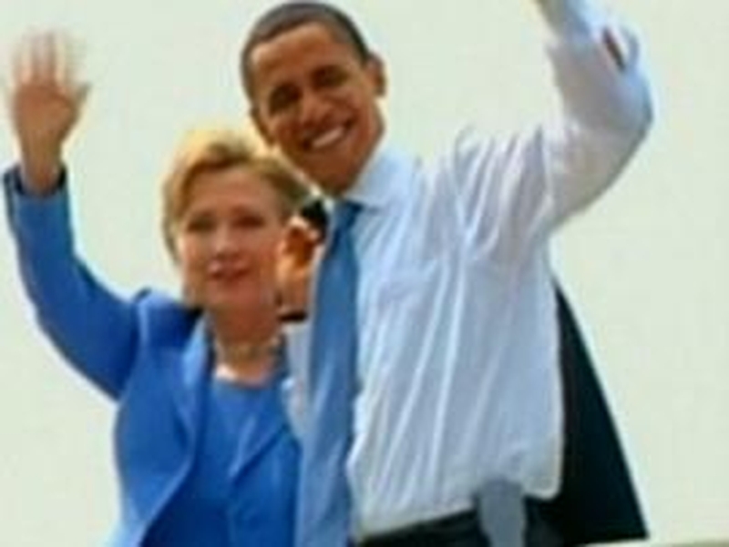 Clinton &amp; Obama - Fmr first lady unlikely to be VP