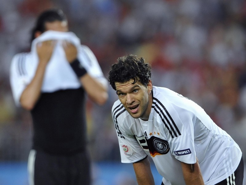 Michael Ballack once again lost out in the final of a major competition