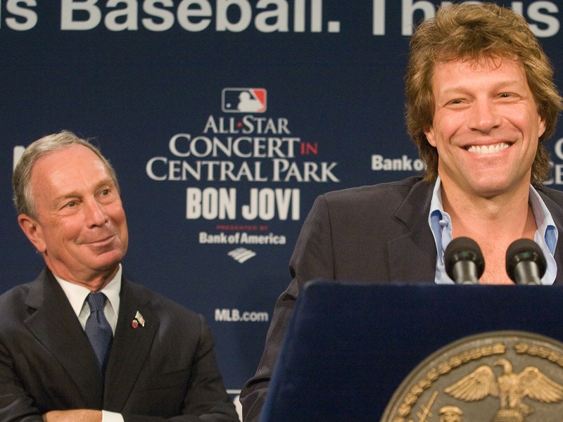 Bon Jovi - Announced concert details with Mayor Bloomberg
