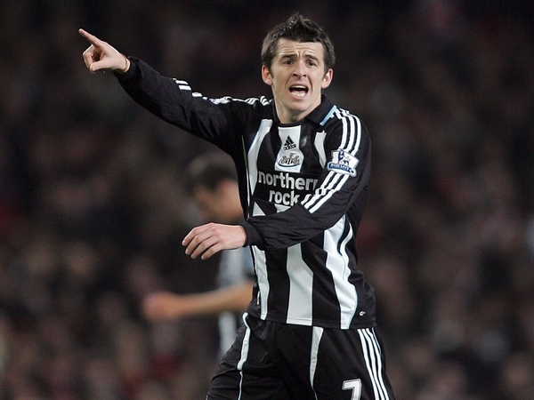 Joey Barton scored Newcastle United's first goal at St James' Park