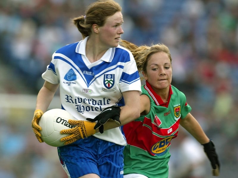 Edel Byrne scored a brilliant goal for Monaghan in the 28th minute of their draw with Laois