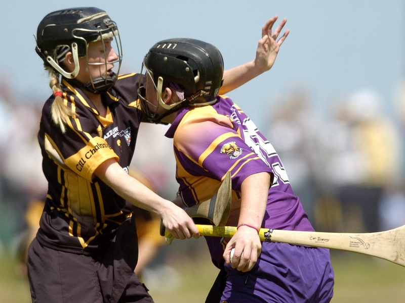 Ursala Jacob and Catherine Doherty compete