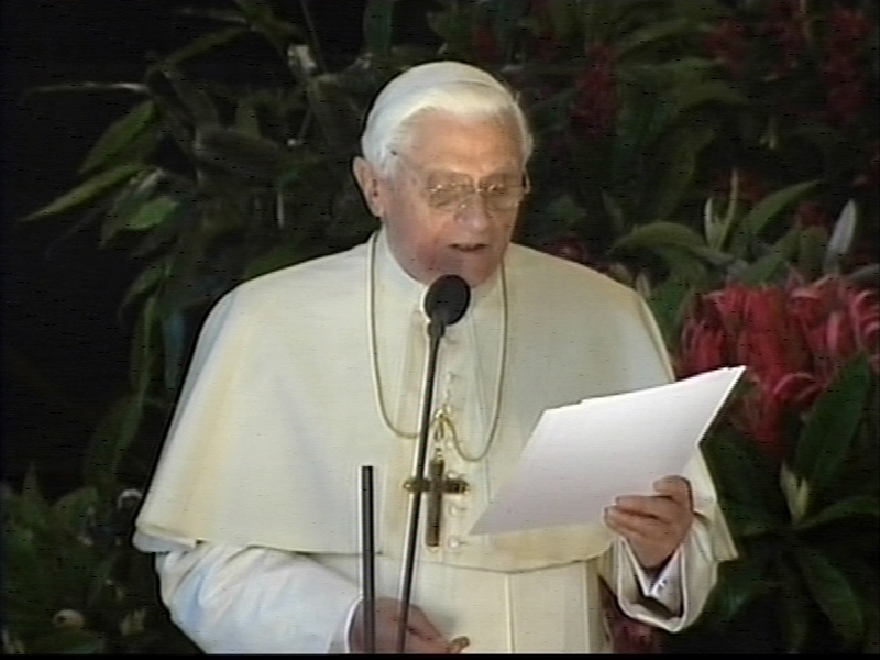 Pope Benedict XVI - Speaking at World Youth Day
