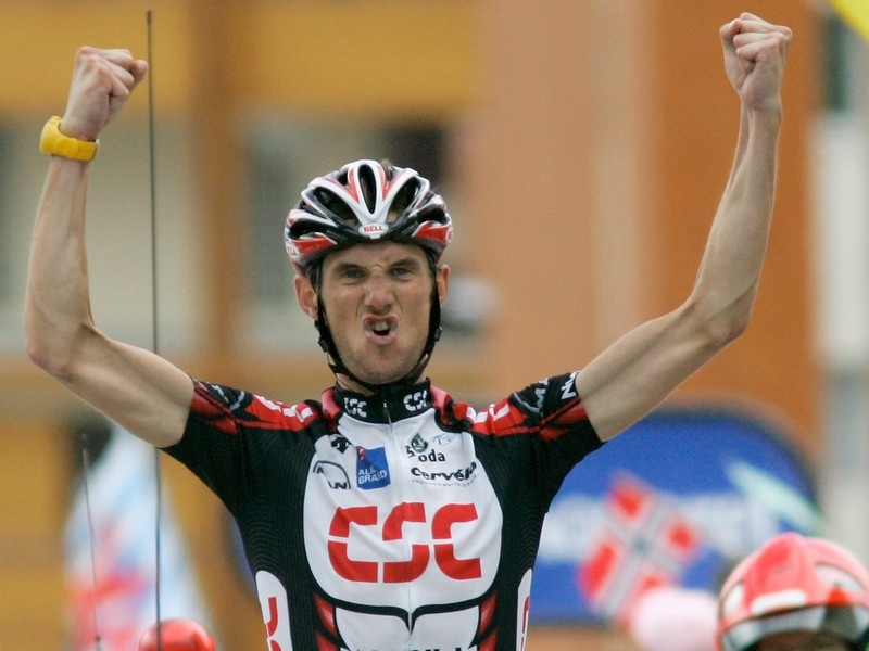 Frank Schleck now holds the yellow jersey in the Tour de France